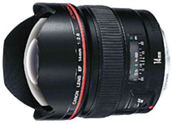Canon EF14mm f/2.8L USM ultra wide lens