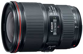 Canon EF 16-35mm f/4L IS USM ultra wide zoom lens