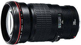 EF 200mm f/2.8L II USM telephoto lens