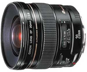 Canon EF 20mm f/2.8 USM wide angle lens