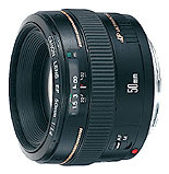Canon EF 50mm f/1.4 USM telephoto lens