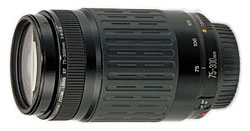 Canon EF75-300mm f/4-5.6 telephoto zoom lens