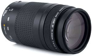 Canon EF75-300mm f/4-5.6 II USM telephoto zoom lens