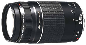 Canon EF 75-300mm f/4-5.6 III USM telephoto zoom lens