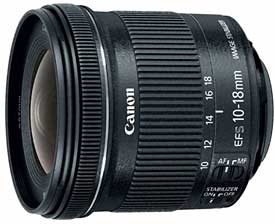 Canon EF-S 10-18mm f/4.5-5.6 IS STM ultra wide zoom lens