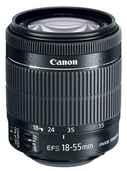 EF-S 18-55mm f/3.5-5.6 IS STM  standard zoom lens